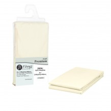 Σετ 2 μαξιλαροθήκες 52x72 15cm 100 βαμβ Περκάλι πενιέ siliconized 200 κλωστές εκρού c377138