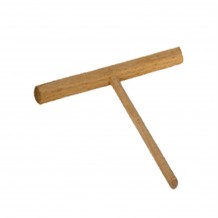 Ξύλινη σπάτουλα κρέπας στρογγυλή χοντρή ελληνικής κατασκευής c377350
