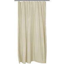 Κουρτίνα μπάνιου 180x200cm με κρίκους Ζακάρ Microfiber 90gsm Εκρού Artisti Italiani c377407