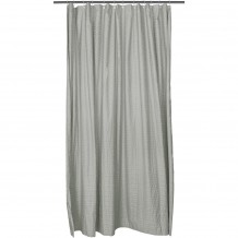 Κουρτίνα μπάνιου 180x200cm με κρίκους Ζακάρ Microfiber 90gsm Γκρι Artisti Italiani c377409