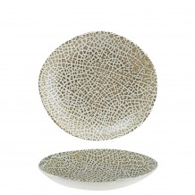 Πιάτο βαθύ πορσελάνης ακανόνιστο σχήμα 26cm Lapya BONNA ΣΕΤ 6 ΤΕΜΑΧΙΩΝ c377416