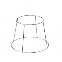 Βάση για δίσκους Buffet χρωμιωμένη 28x20x20cm γκρι Leone c377527