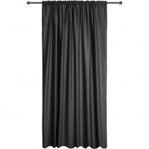 Κουρτίνα Velour 140x270cm 260gsm σκούρο γκρι με τρέσα Artisti Italiani c377568