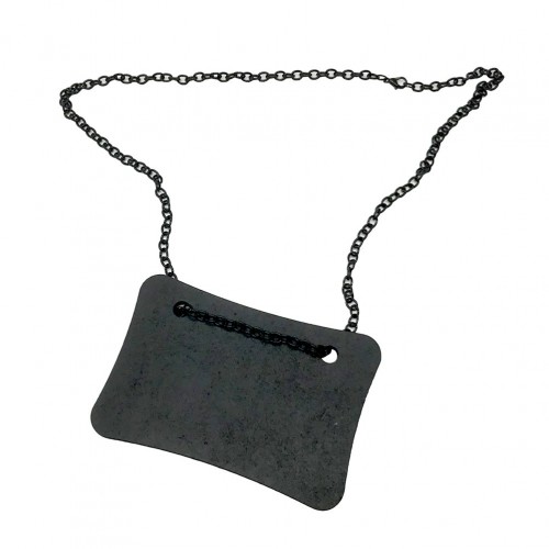 Ταμπελάκι Μαυροπίνακας με αλυσίδα για δοχεία 9 5x6 5cm c377683