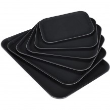 Δίσκος αντιολισθητικός 65x45cm Fiberglass μαύρος c377783