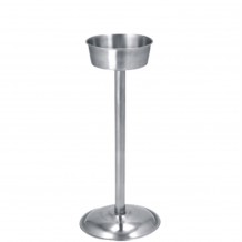 Βάση Σαμπανιέρας INOX επιδαπέδια στρογγυλή στενή c377823