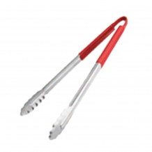 Λαβίδα Barbecue 40cm ΙΝΟΧ 0 9mm Κόκκινη c377838