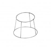 Ανοξείδωτη Βάση Buffet στρογγυλή Φ24x10 5cm ψηλή c377931