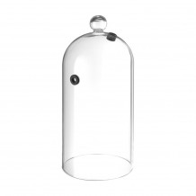 Γυάλινη καμπάνα για Coctail με βαλβίδα φ13xΥ28 2cm για καπνιστήρια c377991