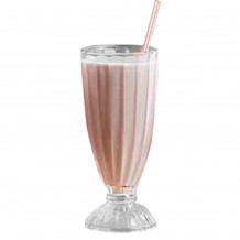 Γυάλινο Ποτήρι Milkshake Χυμού με ρίγες 35cl φ8 1x18cm ΣΕΤ 6 ΤΕΜΑΧΙΩΝ c378094