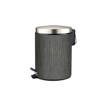 Κάδος με πεντάλ 5lt 20 3x28cm γκρι μεταλλικός c378251