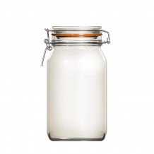 Δοχείο ECON 1500 ml με γυάλινο καπάκι και λάστιχο φ13 4 x 21 7cm Uniglass ΣΕΤ 6 ΤΕΜΑΧΙΩΝ c378317