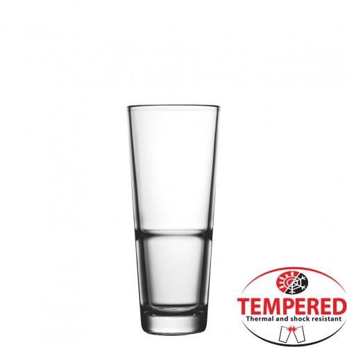 Γυάλινο Ποτήρι Ψηλό 30cl φ7 1 5x15 8cm Tempered GRANDE PASABAHCE ΣΕΤ 12 ΤΕΜΑΧΙΩΝ c378364