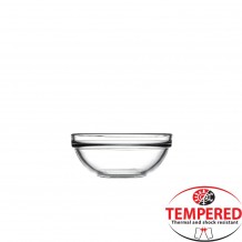Γυάλινο μπωλ φ10 5cm ύψος 4 5cm Tempered CHEF lsquo S PASABAHCE ΣΕΤ 6 ΤΕΜΑΧΙΩΝ c378381