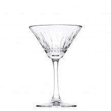 Γυάλινο Ποτήρι Σκαλιστό Μαρτίνι 22cl φ11 6x17 2cm ELYSIA PASABAHCE ΣΕΤ 6 ΤΕΜΑΧΙΩΝ c378388