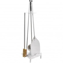 Σετ εργαλείων πιτσαρίας με βάση δαπέδου 2 φτυάρια amp βούρτσα c378398