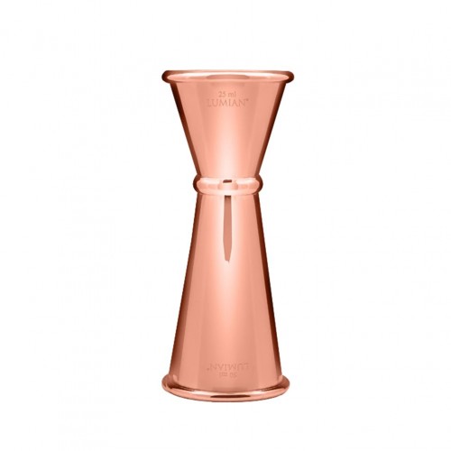 Μεζούρα Japanese Jigger 25 50ml εσωτ 15 25 45ml 11cm INOX 18 10 χάλκινη Lumian c378739