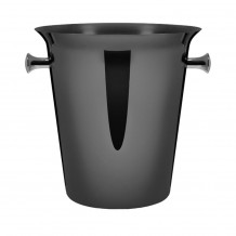 Σαμπανιέρα INOX 5 Lt φ21xΥ22cm INOX 18 10 μαύρη Lumian c378774