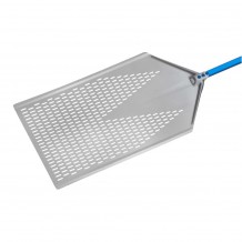 Φτυάρι για Πίτσες με το μέτρο 40x60cm Διάτρητο με κοντάρι 60cm Aνοξείδωτο GIMETAL c379052