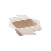 Μπωλ 750ML με καπάκι 17x13x7cm από ζαχαροκάλαμο Μίας Χρήσης Μπεζ Sabert ΣΕΤ 100 ΤΕΜΑΧΙΩΝ c379186