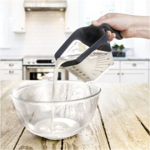 Δοχείο μεζούρα με διαβάθμιση κατανάλωσης κατά την κλίση 0 5Lt με χερούλι Lacor c379287