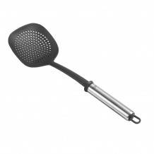 Σπάτουλα Nylon τρυπητή 10 5x10 5cm με INOX 18 10 λαβή μήκος 36 5cm Lacor c379334