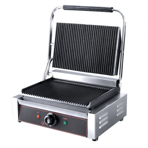 Ηλεκτρική Τοστιέρα Grill μονή 34 5x23cm Ραβδωτή 2200W KARAMCO c379480