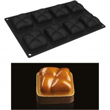 Αντικολλητικό καλούπι σιλικόνης 30x17 5cm 8 x Pavoflex Pavoni c379678