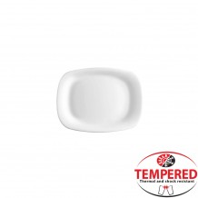 Οβάλ Πιατέλα Οπαλίνης 18x21 cm Λευκή Tempered Σειρά Parma Bormioli Rocco ΣΕΤ 6 ΤΕΜΑΧΙΩΝ c379828