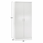 ΝΤΟΥΛΑΠΑ 2ΦΥΛΛΗ ΛΕΥΚΗ HM368 05 80x43x181 εκ c382684