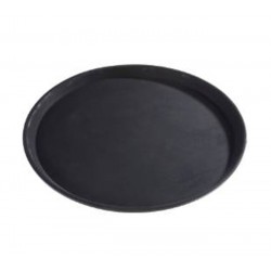 Δίσκος οβάλ μαύρος 73.5x60cm c38539