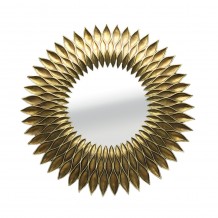 GIRASOL ΚΑΘΡΕΠΤΗΣ ΧΡΥΣΟ ANTIQUE D51x5 5cm c387777