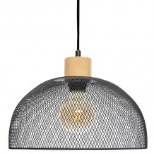 Φωτιστικό οροφής Sam pakoworld μαύρο Φ30x22 5εκ c397037