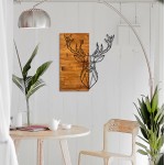 ΔΙΑΚΟΣΜΗΤΙΚΟ ΤΟΙΧΟΥ ΞΥΛΙΝΟ ΜΕ ΜΕΤΑΛΛΙΚO ΤΑΡΑΝΔΟ 56Χ3Χ58 HM7332 c397280