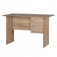 Γραφείο μελαμίνης με συρτάρια HM2268 02 σε χρώμα sonama c39775