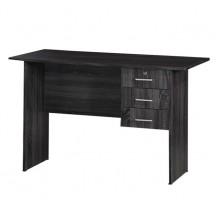 Γραφείο μελαμίνης με συρτάρια HM2268 01 σε μαύρο χρώμα c39776