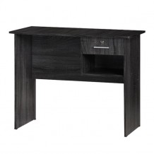 Γραφείο μελαμίνης με συρτάρι HM2283 01 σε μαύρο χρώμα c39777