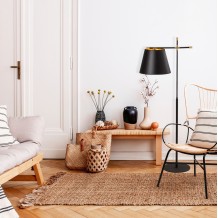 ΦΩΤΙΣΤΙΚΟ ΔΑΠΕΔΟΥ ΜΕΤΑΛΛΙΚΟ ΜΕ ΥΦΑΣΜΑΤΙΝΟ ΚΑΠΕΛΟ HM7341 Φ50x120 εκ c398617