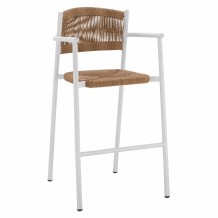 ΣΚΑΜΠΟ ΑΛΟΥΜΙΝΙΟΥ ΛΕΥΚΟ ΜΕ ΣΧΟΙΝΙ ΡΕ ΜΠΕΖ HM5785 01 55 5x58x107 εκ c398757