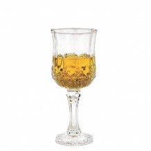 Γυάλινο Ποτήρι Σκαλιστό Κολωνάτο 23cl φ7 3x17 5cm ΣΕΤ 12 ΤΕΜΑΧΙΩΝ c398844