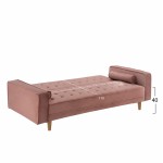 ΚΑΝΑΠΕΣ ΚΡΕΒΑΤΙ SALVADOR HM3150 12 ΒΕΛΟΥΔΟ ΣΑΠΙΟ ΜΗΛΟ 223X90X80Y εκ c398850