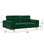 ΚΑΝΑΠΕΣ ΚΡΕΒΑΤΙ SALVADOR HM3150 13 ΒΕΛΟΥΔΟ ΚΥΠΑΡΙΣΣΙ 223X90X80Y εκ c398851