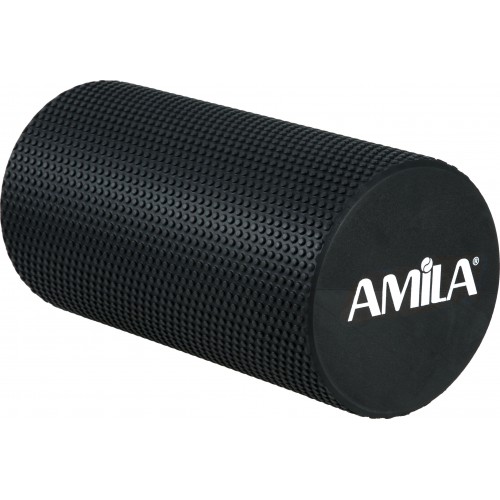 AMILA Foam Roller Φ15x30cm Μαύρο 96824 c398972