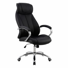 ΚΑΡΕΚΛΑ ΓΡΑΦΕΙΟΥ ΔΙΕΥΘΥΝΤΙΚΗ HM1096 01 ΜΑΥΡΗ 64x83x126cm c399157