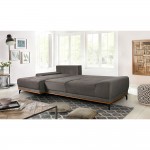 NATURA ΚΑΝΑΠΕΣ ΚΡΕΒΑΤΙ ΓΩΝΙΑ ΑΡΙΣΤΕΡΗ TAUPE 283x164xH90cm c401261