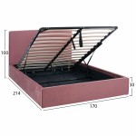 ΚΡΕΒΑΤΙ ALLIE HM584 12 160Χ200 ΜΕ ΑΠΟΘΗΚΕΥΤΙΚΟ ΧΩΡΟ ΣΑΠΙΟ ΜΗΛΟ c401431