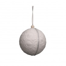 DREAM WHITE 3 ΧΡΙΣΤΟΥΓΕΝΝΙΑΤΙΚΗ ΜΠΑΛΑ ΛΕΥΚΟ ΑΣΗΜΙ Δ10cm c401733