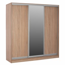 ΝΤΟΥΛΑΠΑ 3ΦΥΛΛΗ ΣΥΡΟΜΕΝΗ ΜΕ ΚΑΘΡΕΠΤΗ SONAMA OAK HM2435 200X60X210Υεκ c403523