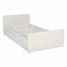 ΚΡΕΒΑΤΙ ΜΟΝΟ 90X200 ΛΕΥΚΟ HM2433 03 c403569