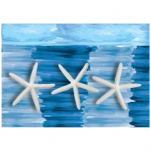 Πακέτο 500 χάρτινα σουπλά 30x40cm σχέδιο Αστερίες c404634